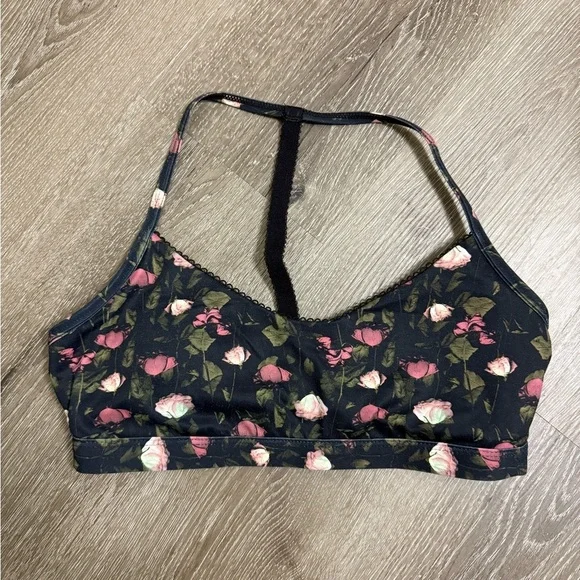 FABLETICS Nayara Sports Bra Floral Adjustable Padded Athleisure Size Small - Picture 2 of 6